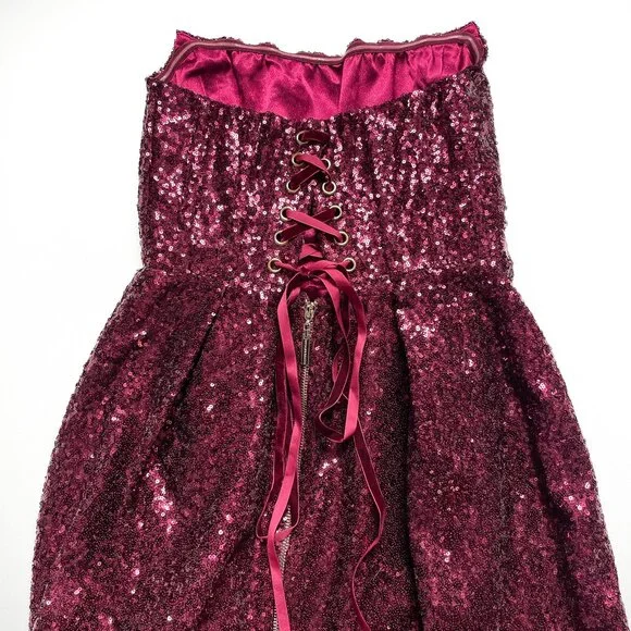 Bronx and Banco Maraya Sequin Corset Midi Dress Size AU 10 US 6 Medium NEW NWT - Picture 4 of 9